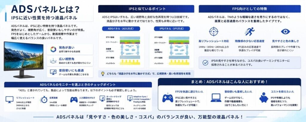 ADSパネルについての説明画像