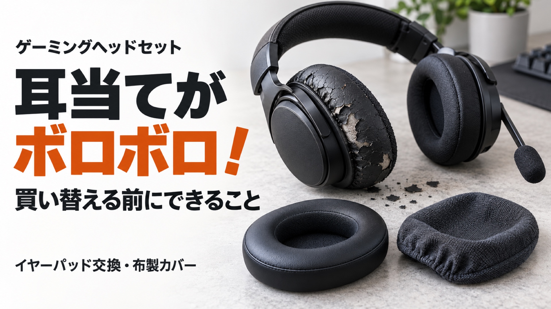 耳当てがボロボロ！買い替え前にできたこと