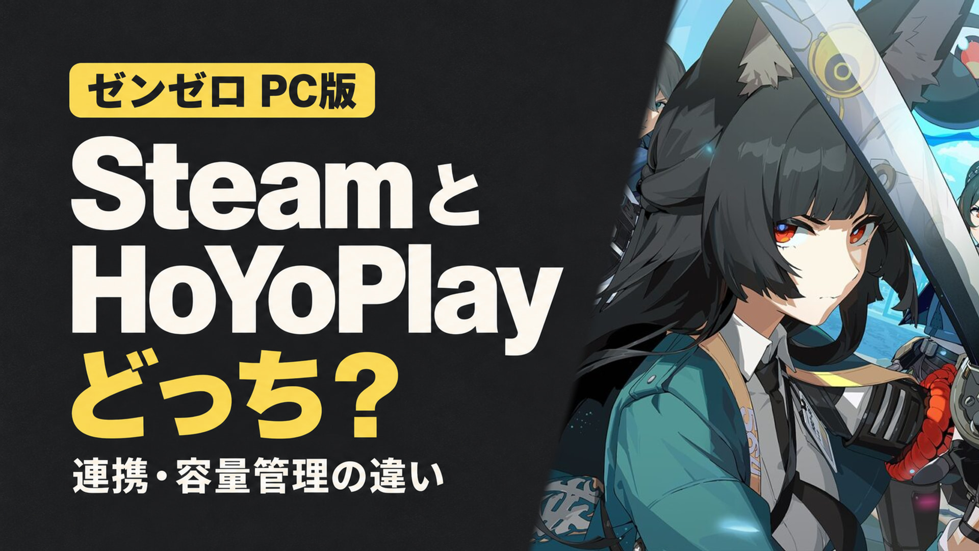 SteamとHoyoPlayゼンゼロはどっちでプレイするべき？